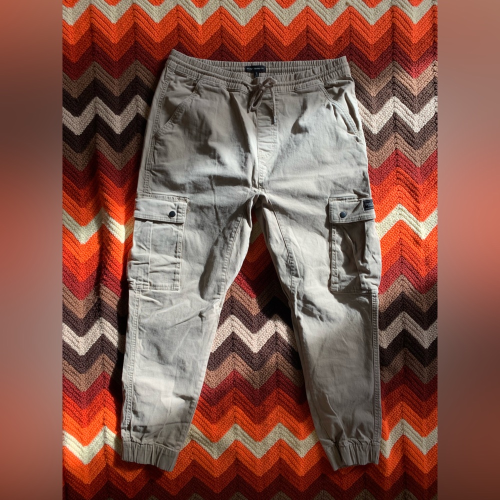 Silver Jeans Men's Cargo Pants - Khaki